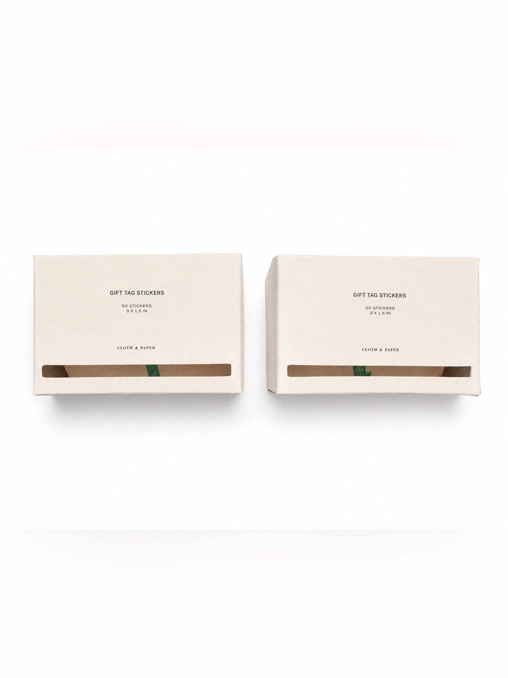 Cloth and‎ Paper (C&P) Gift Tag Sticker Two(2) boxes